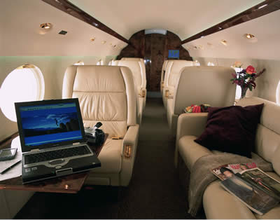 Stellar Villas - Luxury Villa Rentals -  Jet Charter - GULFSTREAM II -  Interior