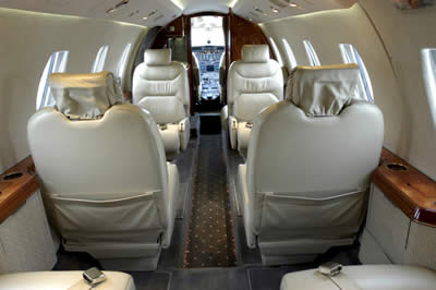 Stellar Villas - Luxury Villa Rentals -  Jet Charter - CITATION IV - Interior